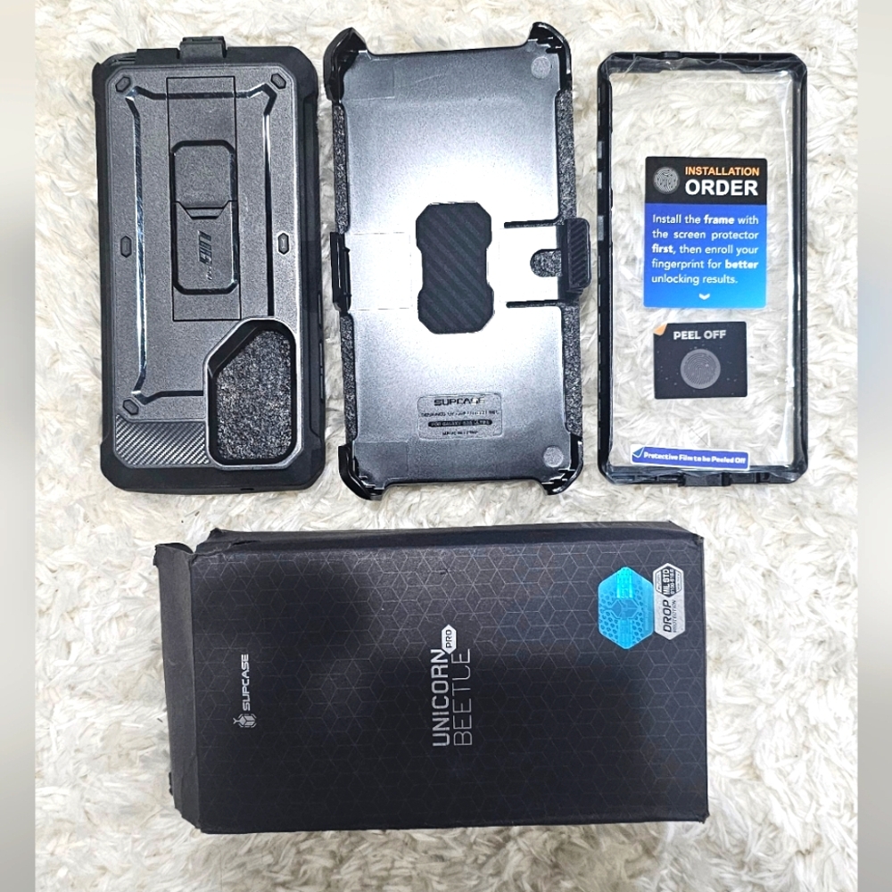 New In Box Bllack Rugged Phone Case for S23 Ultra - Picture 7 of 7